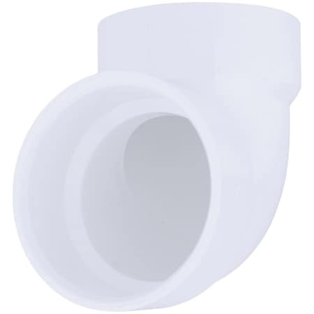 Charlotte Pipe And Foundry 2 In. Schedule 40 90 Deg. DWV PVC Vent Elbow 1/4 Bend PVC 00331 0800HA